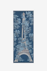 1889 BLUE WOOL SCARF