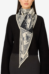 BAROCCO WOOL TRIANGLE SCARF