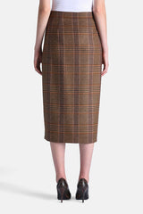 FANNY PURE WOOL TARTAN SKIRT