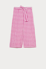 FINIRE PINK SEERSUCKER TROUSERS