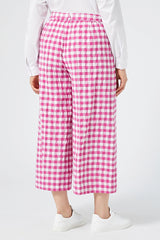 FINIRE PINK SEERSUCKER TROUSERS