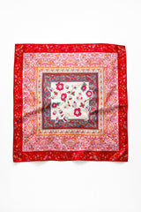 ROMANCE PRINTED RED SCARF