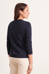 GARDOISE BI-MATERIAL PRINTED CARDIGAN