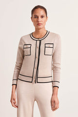 GAROUBI BUTTON-FRONT CARDIGAN