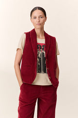 VUELA BERRY CORDUROY VEST