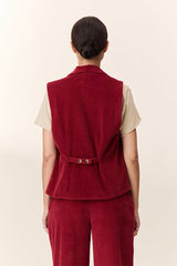 VUELA BERRY CORDUROY VEST