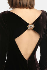 GIROCOLLO ELEGANT MAXI DRESS