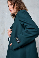 CLOTHILDE GREEN OVERSIZED WOOL JACKET