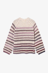 JONAE STRIPED CREW NECK SWEATER