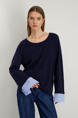 LITA MERINO WOOL CREW NECK SWEATER