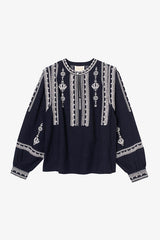MANUA ZORAIA NAVY TUNIC
