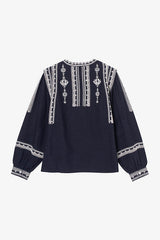 MANUA ZORAIA NAVY TUNIC