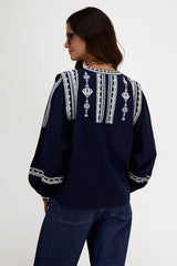 MANUA ZORAIA NAVY TUNIC