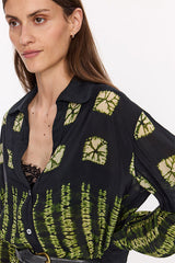 RUSTY GREEN PRINTED SHIRT