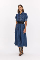 ALIX DENIM MAXI SKIRT