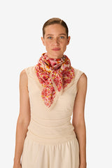 FAUST PINK 100 SQUARE SCARF