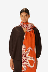 VAGUE ORANGE 100 SCARF