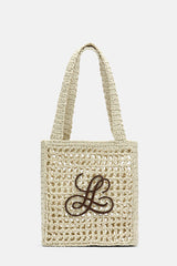 ISOLETTE IVORY RAFFIA MINI BAG
