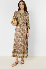 BOHEMIAN SPIRIT LONG SILK SKIRT