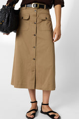 JASMINA COTTON MIDI SKIRT