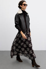 TESSY PRINTED MUSLIN SKIRT