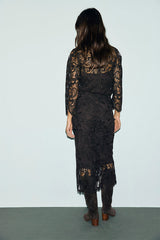 TYRA STRAIGHT LACE SKIRT