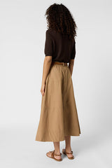 JINA COTTON MIDI SKIRT