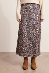 JAGUAR LONG PRINTED SKIRT