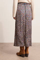 JAGUAR LONG PRINTED SKIRT
