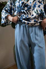 VADIM-L INDIGO LYOCEL TROUSERS