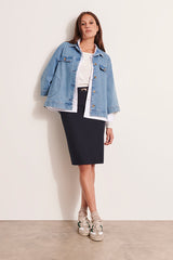 JIENTO KNEE LENGTH SKIRT