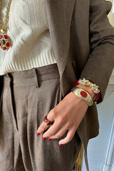 EPICEA CARNELIAN STRIPED BANGLE