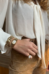 AMMONITE DOUBLE SPIKE BANGLE