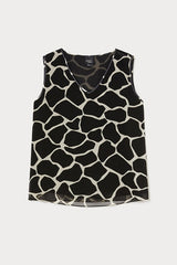 KABUKI PRINTED GEORGETTE TOP
