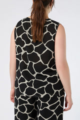 KABUKI PRINTED GEORGETTE TOP