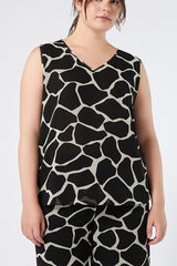 KABUKI PRINTED GEORGETTE TOP