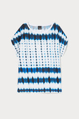 KRISS WHITE TIE DYE JERSEY T-SHIRT