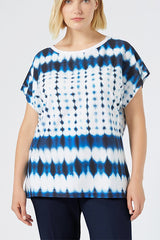KRISS WHITE TIE DYE JERSEY T-SHIRT