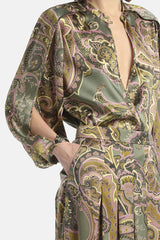 LATERINA PAISLEY PRINT BLOUSE