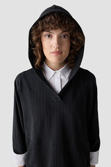 BLACK LONG SLEEVE HOODIE