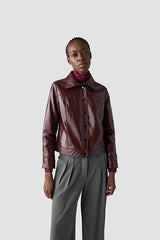 RED LEATHER JACKET