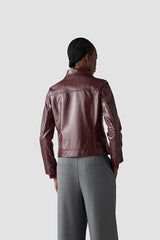 RED LEATHER JACKET