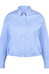 LIGHT BLUE LONG SLEEVES BUTTON UP SHIRT