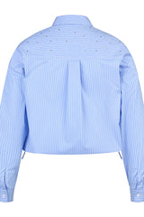 LIGHT BLUE LONG SLEEVES BUTTON UP SHIRT