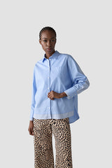 LIGHT BLUE LONG SLEEVE BUTTON UP SHIRT