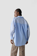 LIGHT BLUE LONG SLEEVE BUTTON UP SHIRT