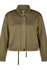 KHAKI ZIP UP JACKET