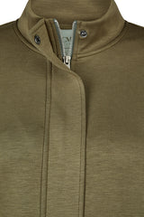 KHAKI ZIP UP JACKET