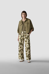 KHAKI BUTTON UP JACKET