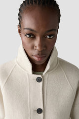 WHITE TEXTURED JACKET